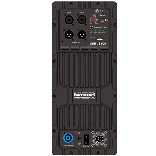 600W RMS / 18" Active SubWoofer מבית – תמונה 4