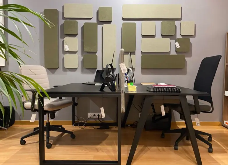 סט אקוסטיקה לאולפן הקלטות ומשרדים בצבע אדום HOME CUBE מבית – תמונה 3
