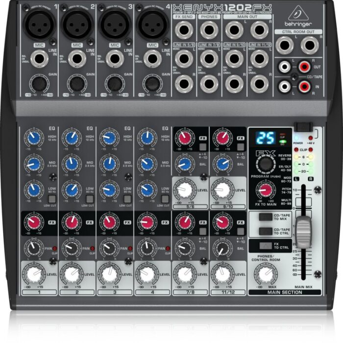 1202FX מיקסר קומפקטי עם אפקט מובנה של Behringer