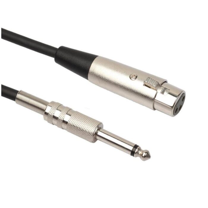 כבל XLR נקבה ל PL באורך 3 מטר