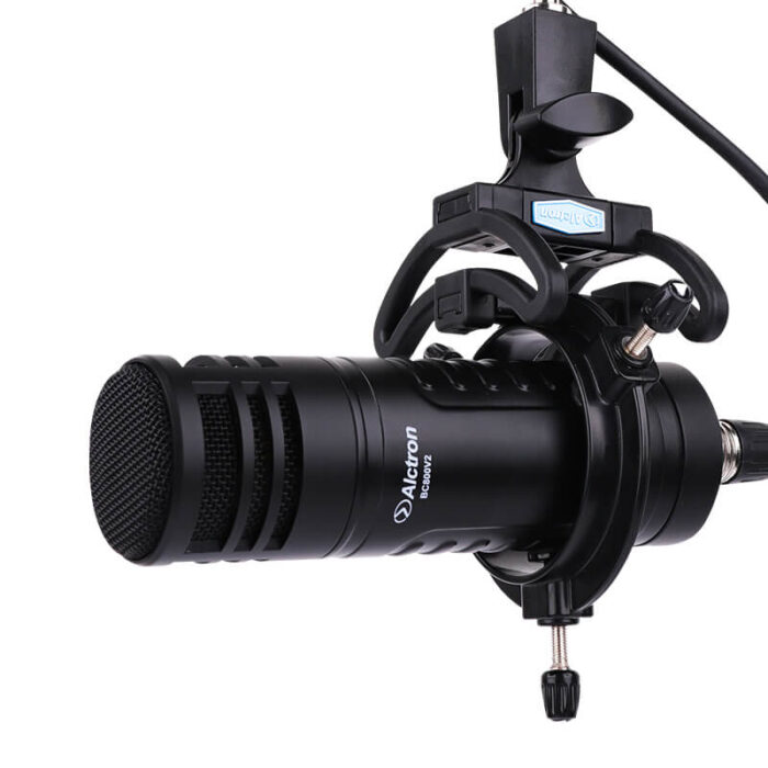 BC800V2 מיקרופון דינמי לשידור ופודקאסט של Alctron