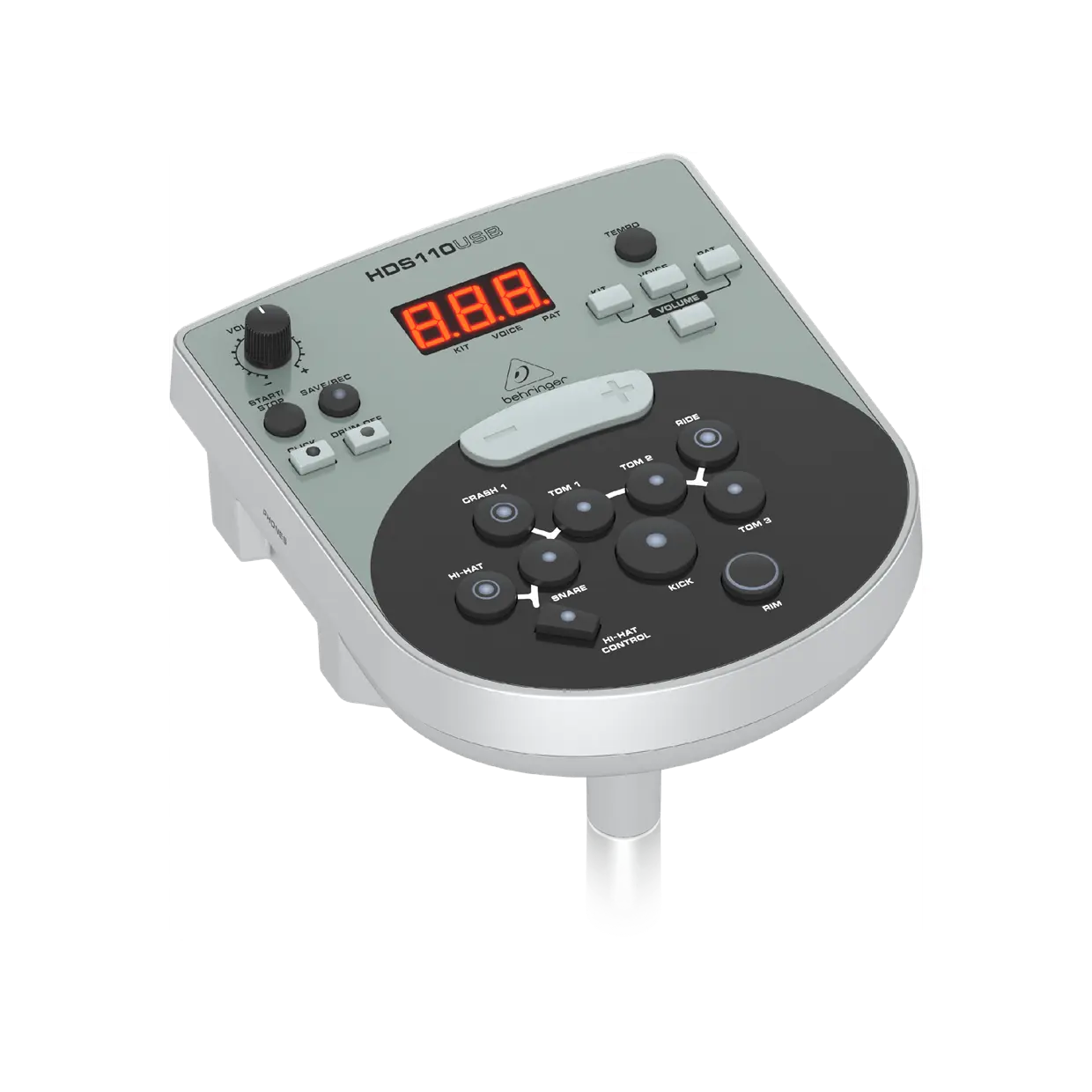 סט תופים אלקטרוני 8 חלקים דגם XD8USB מבית – תמונה 4
