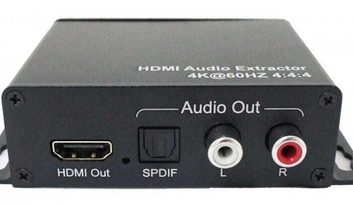 ממיר HDMI ל- HDMI + אודיו אופטי S/PDIF ברזולוציה גבוהה במיוחד