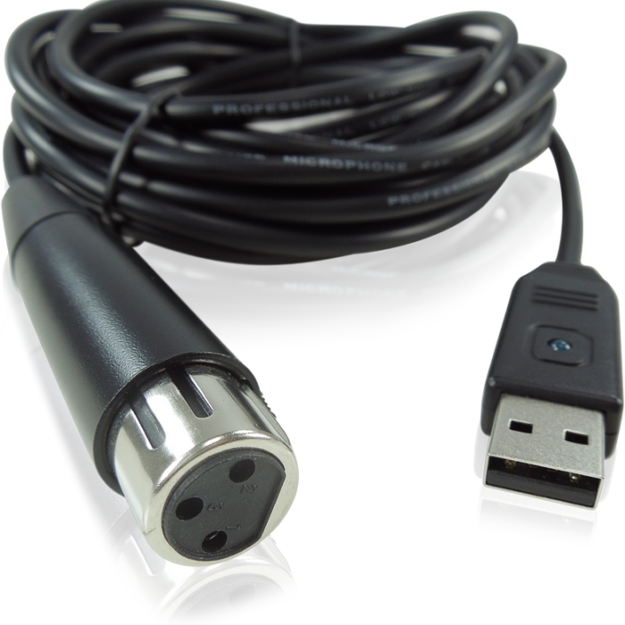 MIC 2 USB כבל מתאם USB למיקרופון דינמי מבית Behringer