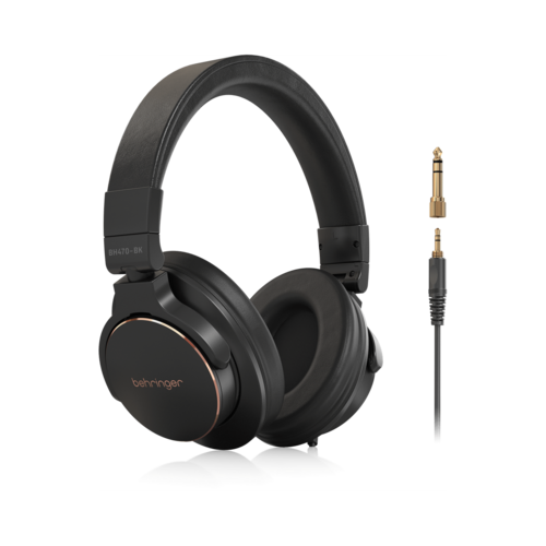 אוזניות Studio Monitoring דגם BH470-BK קומפקטיות בצבע שחור עם סאונד איכותי מבית – תמונה 2