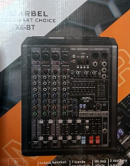 מיקסר סאונד מקצועי 6 ערוצים MARBEL X6-BT – כולל Bluetooth, אפקטים DSP ואקולייזר גרפי 7-Band – תמונה 3